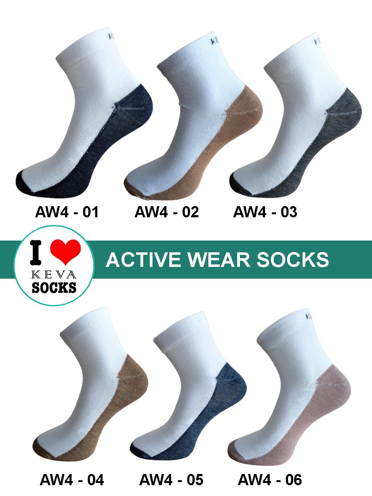Men Ankle Socks Budget Friendly Offer Activewear 6 Pairs Pack Aw4