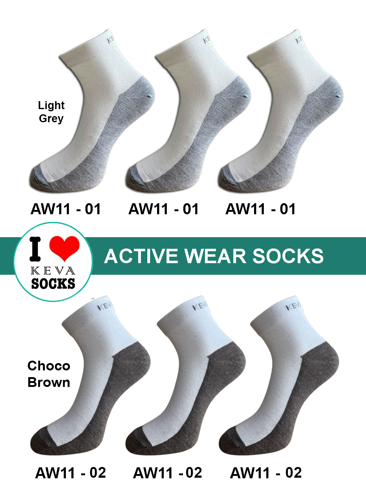 Men Ankle Miqaat Socks Budget Friendly Offer Activewear 6 Pairs Pack Aw11